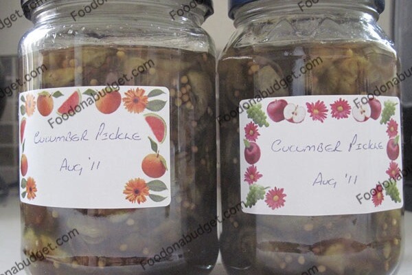 Cucumber pickle